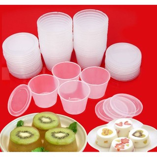 Set 50 Hũ Làm Bánh Flan Sữa Chua Rau Câu Size Lớn
