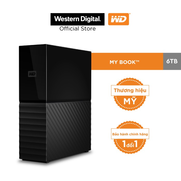 Ổ cứng ngoài WD My Book 6TB- 3.5&quot; USB 3.0 Desktop NEW