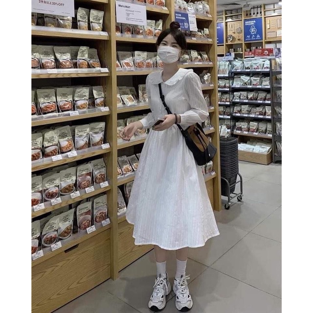 Váy đũi gân cổ bèo TC12