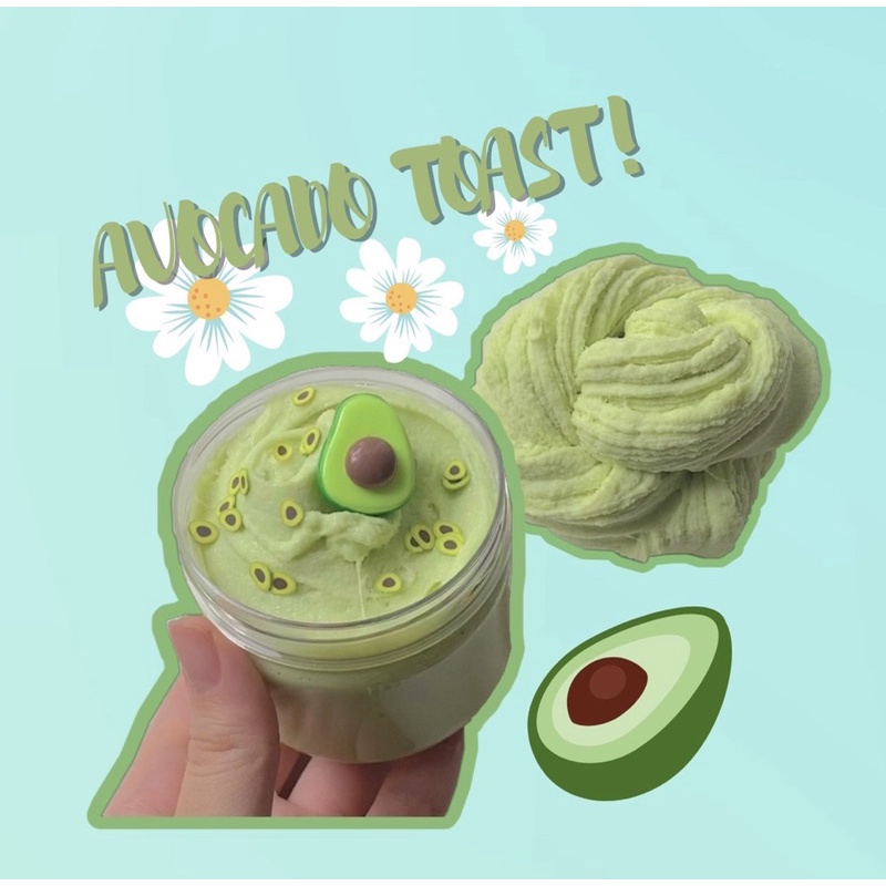 AVOCADO TOAST (Cloud Cream Slime) Đi kèm charm