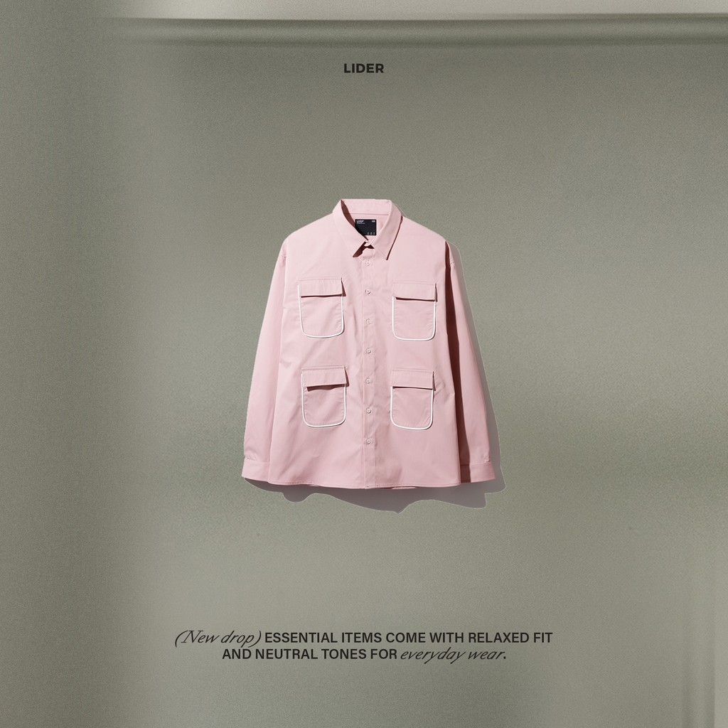 ÁO SOMI POCKET Shirt PINK | BigBuy360 - bigbuy360.vn