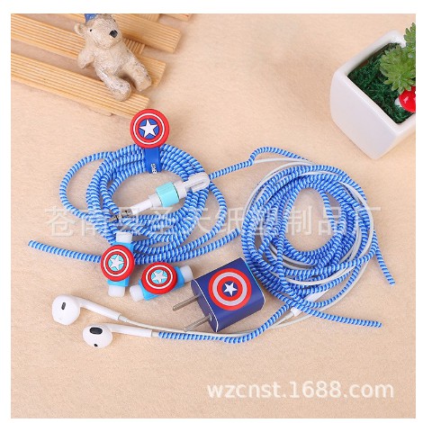 Bộ cuốn bảo vệ dây sạc & tai nghe hình thú | BigBuy360 - bigbuy360.vn