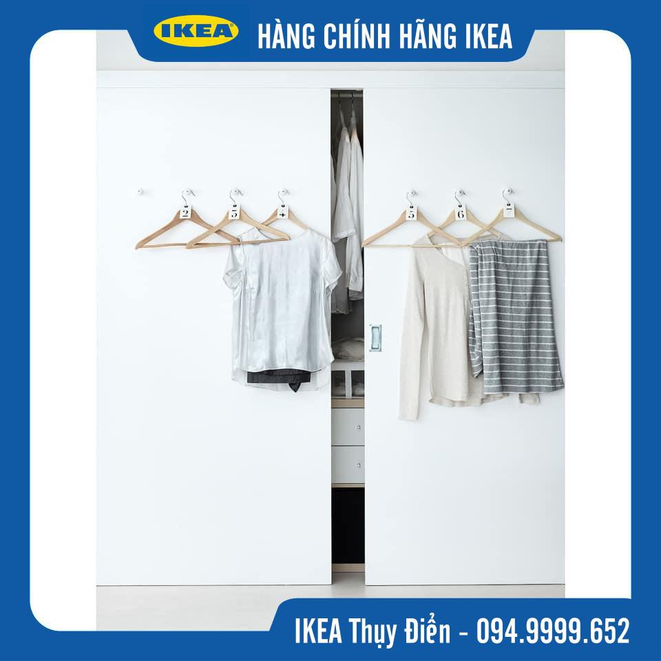 Bộ mắc áo gỗ IKEA