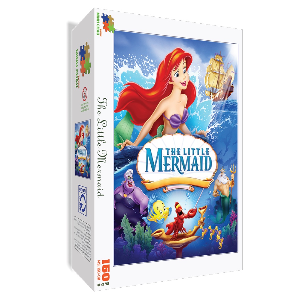 Bộ Tranh Xếp Hình Minh Châu 150 Mảnh Ghép – The Little Mermaid