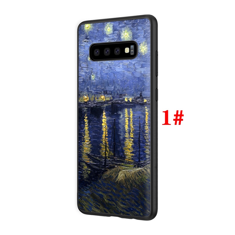 Ốp điện thoại silicone TPU mềm hình tranh Van Gogh cho Samsung S9 Plus S10E S10 Lite Plus