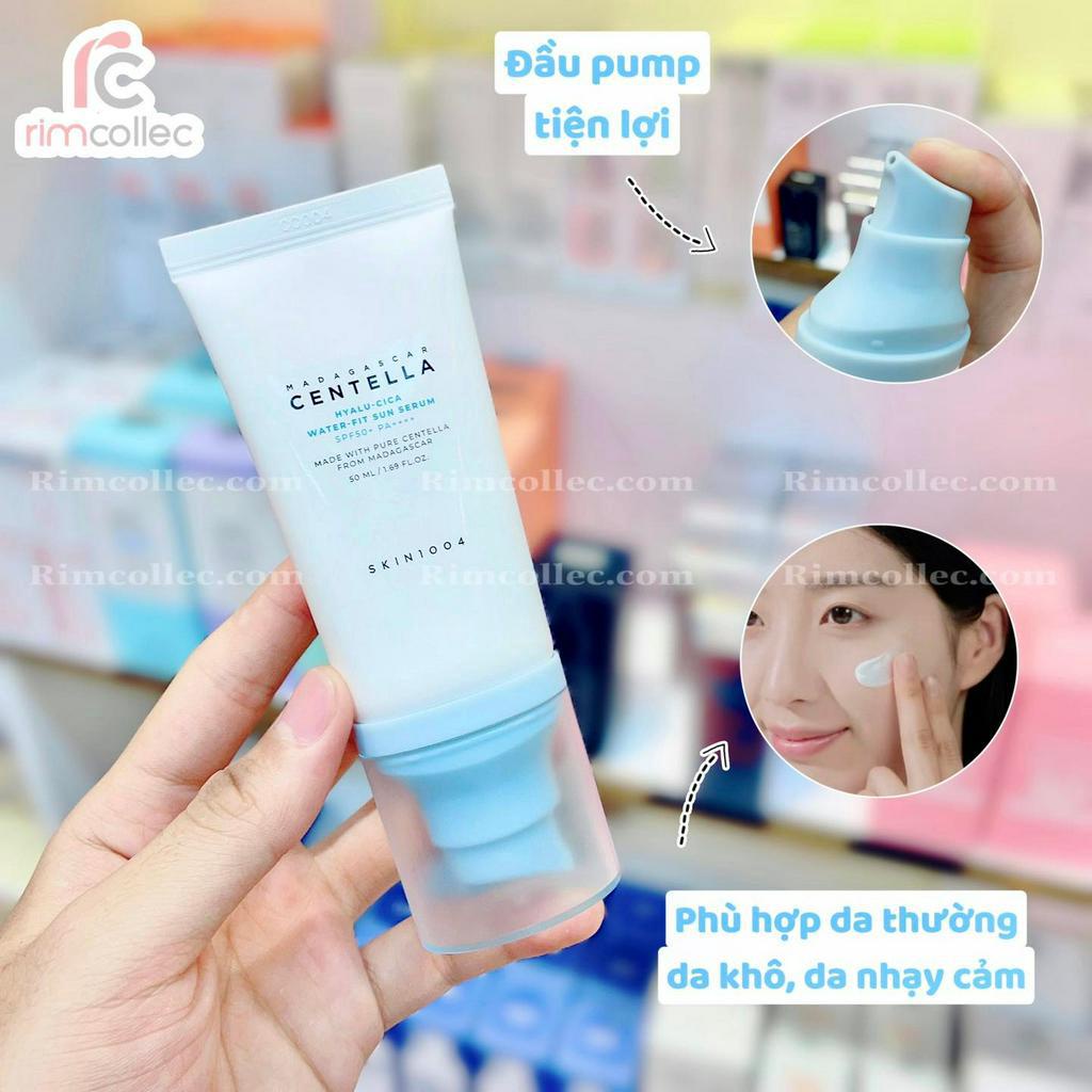 Kem chống nắng SKIN1004 Madagascar Centella Hyalu-Cica Water-Fit Sun Serum 50ml, SPF50+ PA++++