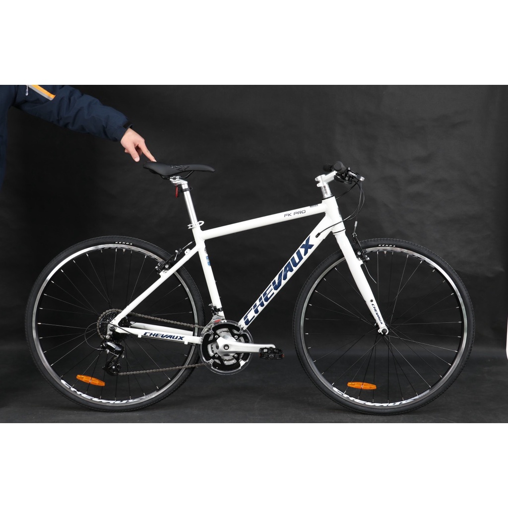 Xe đạp CHEVAUX FK PRO hàng xuất nhật cao cấp, khung nhôm 6061, Bộ đề Shimano 24 tốc độ, Xe mới bảo hành 1 năm