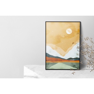 Tranh treo tường nghệ thuật mẫu núi am018 - jimmycanvas