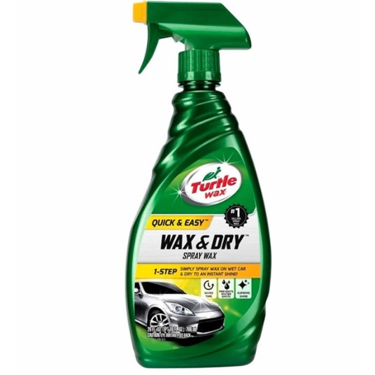♠Chai xịt đánh bóng sơn nhanh Turtle Wax & Dry 769ml - mẫu mới siêu bóng, dùng được khi xe ướt, tiết kiệm thời gian