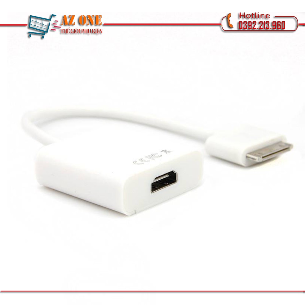 Cáp HDMI cho IPhone 4,4S, IPAD 2,3 kết nối Tivi