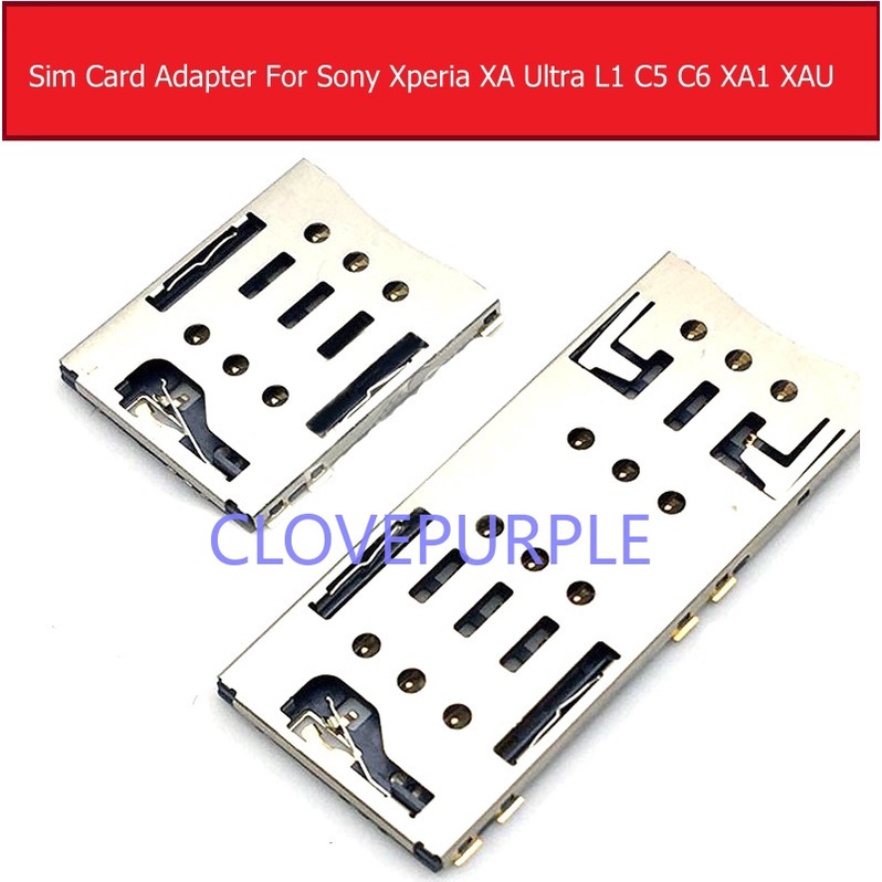 Khay Đựng Thẻ Sim Micro Sd Cho Sony Xperia Xa / Xa1 Plus / Xa1 Ultra / L1 / C5 / C6 Ultra Giá Đỡ