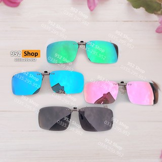 Kính râm kẹp cận thị form vuông