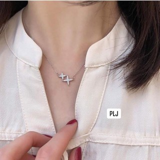 Dây chuyền liền sao bạc ta 100%