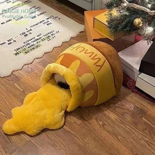 PEGGIE HOMELọ mật ong Giáng sinh Mèo làm tổ cho chó dễ thương Winnie the Pooh nuôi thú cưng