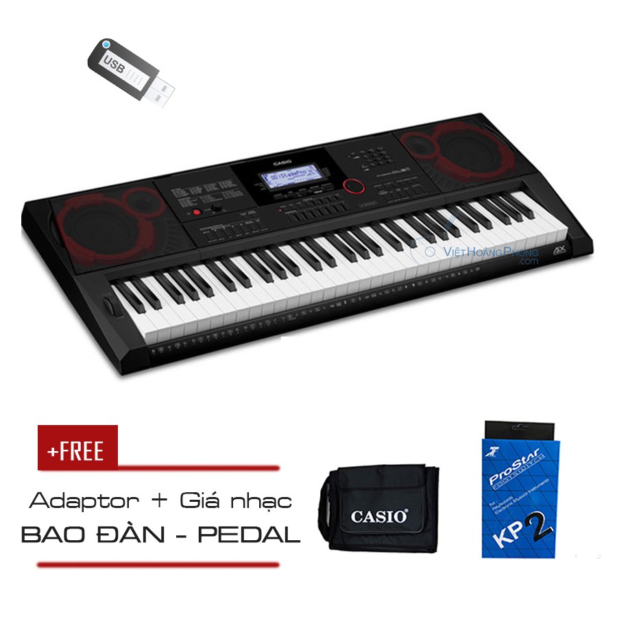 Đàn Organ Casio CT-X3000 tặng kèm AD + Giá nhạc + Bao + Pedal