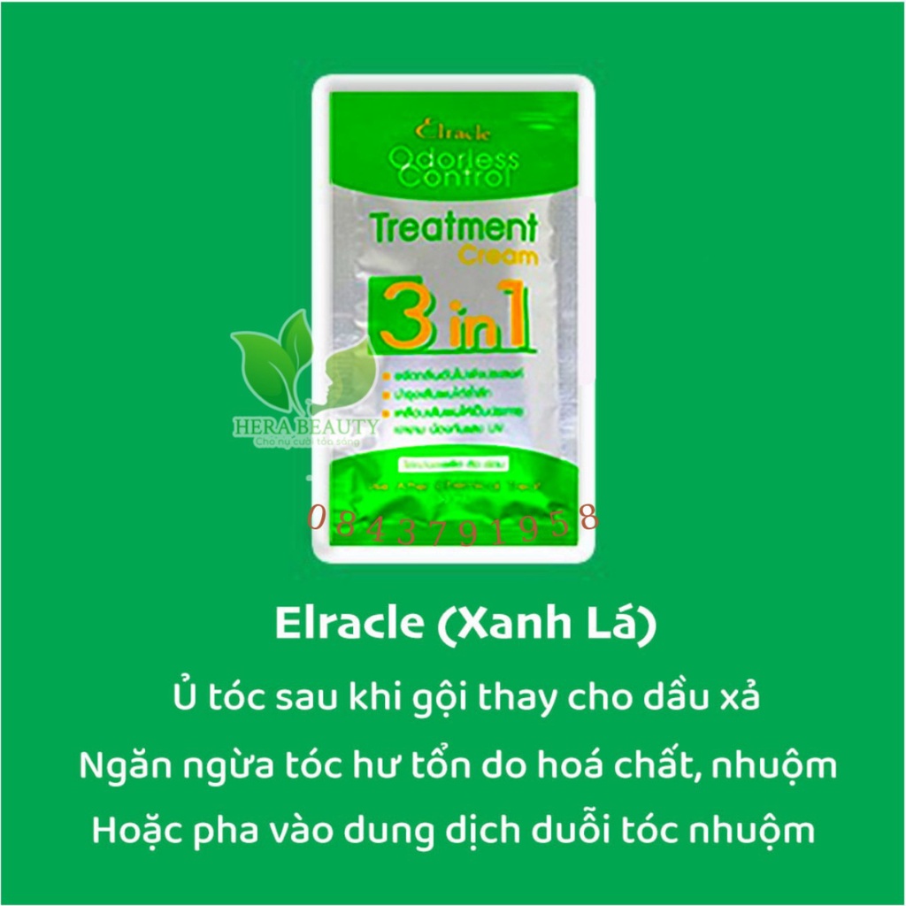 Ủ Tóc Bio Super Treatment Cream Thái Lan siêu mượt 30ml- Phục hồi tóc hư tổn và dưỡng tóc chắc khỏe tự nhiên