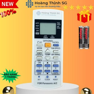 Điều Khiển Điều Hòa Panasonic nút vàng, Remote Máy Lạnh Panasonic tặng kèm pin