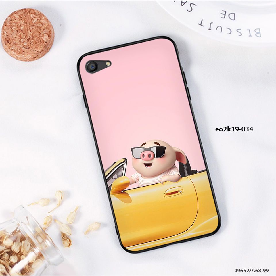 [ GIẢM GIÁ CỰC SỐC ]  Ốp lưng dẻo viền đen cho các dòng Oppo Neo5, Neo7, Neo9s in hình heo con siêu cute