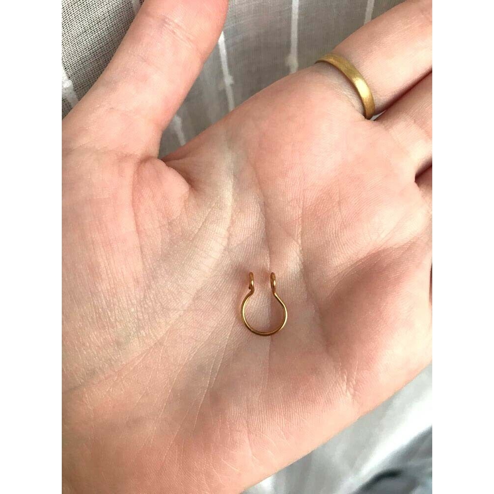 Khuyên mũi hình tròn bằng thép không gỉ 20 gauge