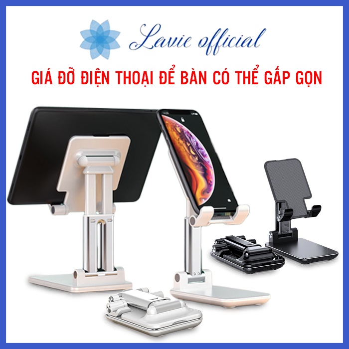 Giá Đỡ Điện Thoại Để Bàn Gấp Gọn Lavie - Giá Đỡ Điện Thoại Di Động Và Tablet Mọi Kích Thước Đế Chắc Chắn Không Đổ Ngã