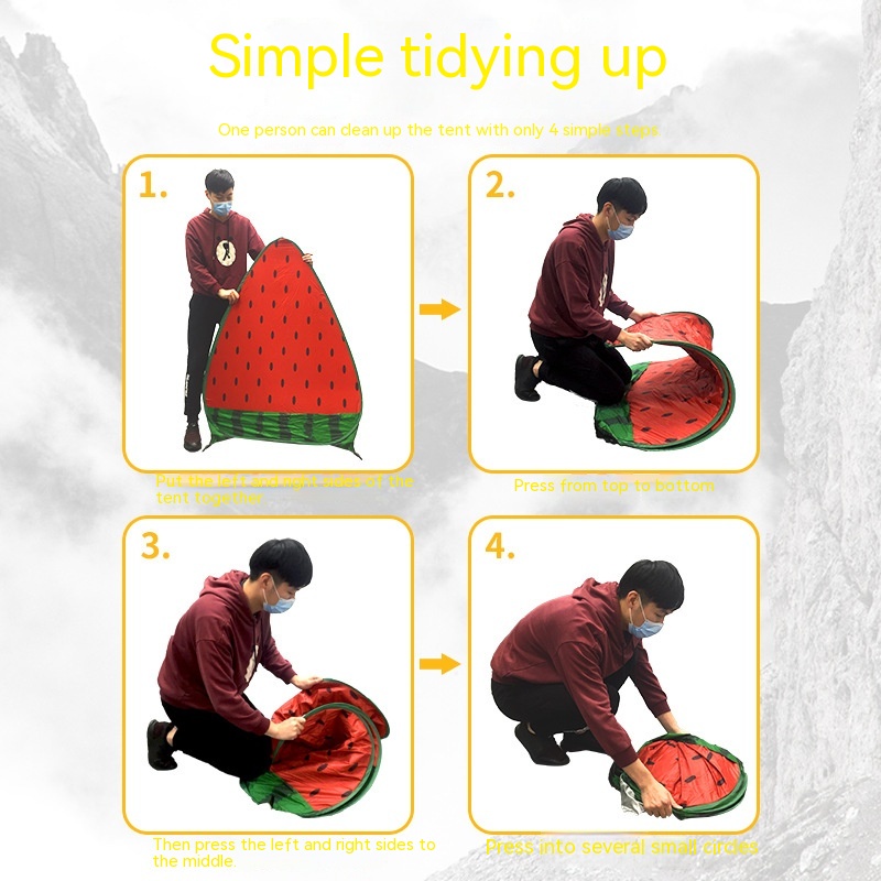 Lều Cắm Trại Tự Động Chống Mưa Nắng Tiện Dụng