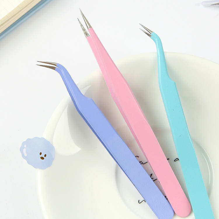 Nhíp Gắp Linh Kiện, Sticker Màu Pastel Tweezer