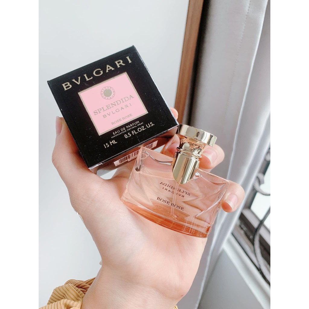 Nước hoa mini Bvlgari Splendida Rose Rose EDP - hồng - 15ml