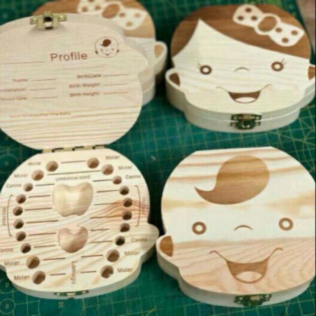 (HCM) Hộp đựng răng sữa cho bé.