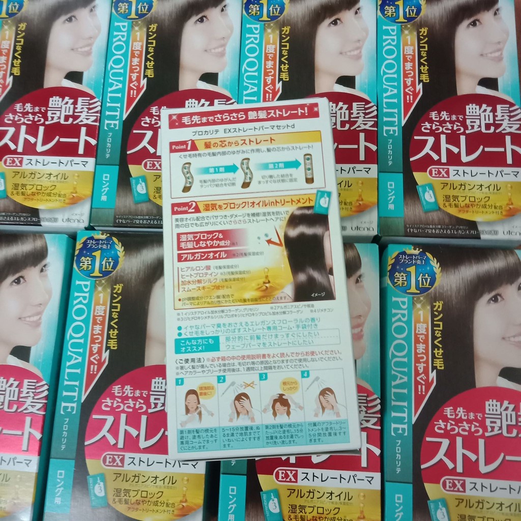 Duỗi tóc Proqualite Utena Nhật - Duỗi tóc tại nhà, không cần máy ép nội địa Nhật Proqualite Utena