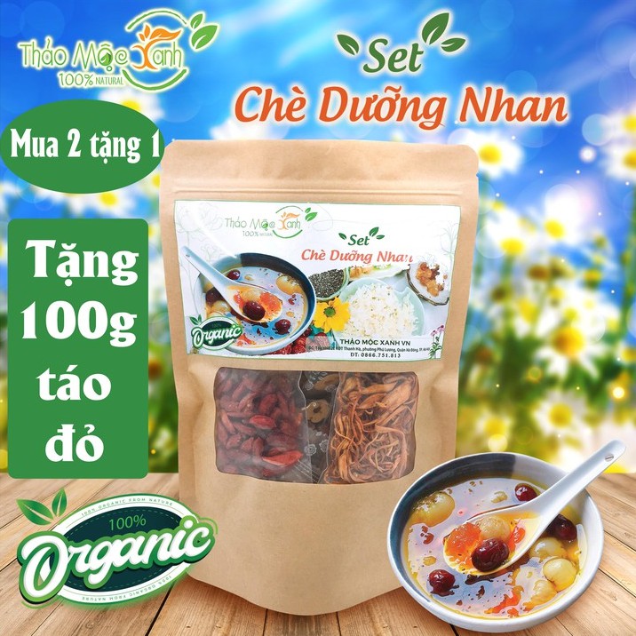 Set chè tuyết yến dưỡng nhan nấu 12-15 chén