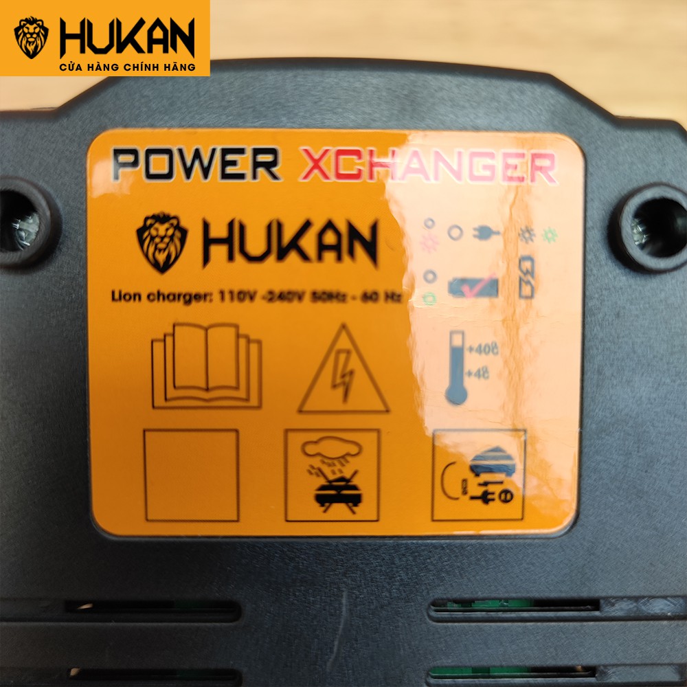 Đế sạc bulong HUKAN X1 Pro 21V dùng cho máy khoan pin, máy bulong pin, máy cưa pin HUKAN chân phổ thông