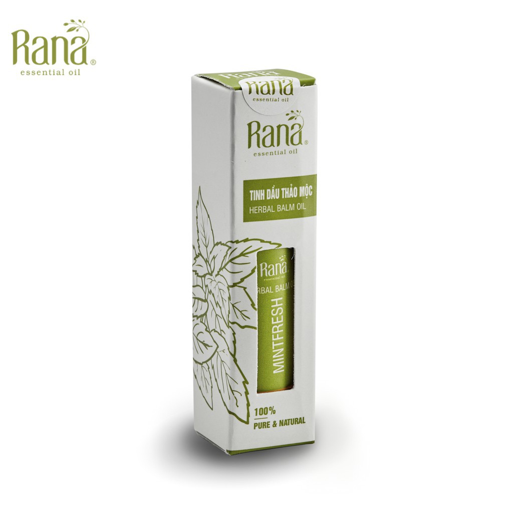 Dầu Bi Lăn Thảo Mộc RANA 10ml|Tùy Chọn Mùi_Dầu Lăn Thảo Dược kết hợp Thảo Mộc Thiên Nhiên_HHƯƠNG THƠM TỰ NHIÊN | Thế Giới Skin Care