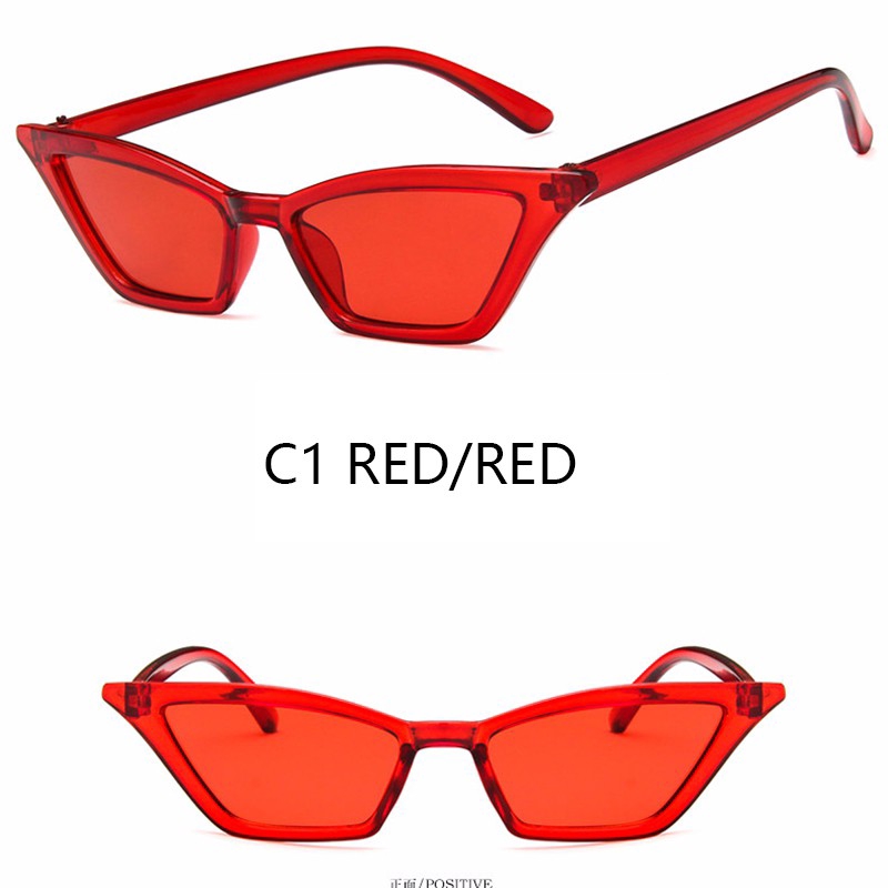 Vintage Cat Eye Small Sunglasses Women/Men Protect UV400 Retro Sun Glasses