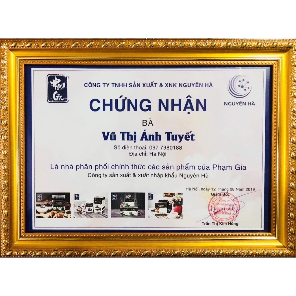 {MỚI}HÀ THỦ Ô ĐỎ PHẠM GIA mẫu nhỏ (120gr) Đen Tóc Đỏ Da Không Lo Bạc Sớm