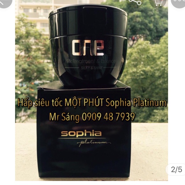 Kem phục hồi tóc trong 1 phút One Minute Silk Treatment SOPHIA PLATINUM 450ml