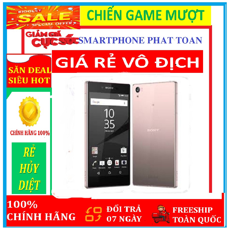 Điện thoại Sony Xperia Z5 Quốc Tế Ram 3G/32G mới Fullbox - Chơi PUBG-Free Fire-Liên Quân Mượt