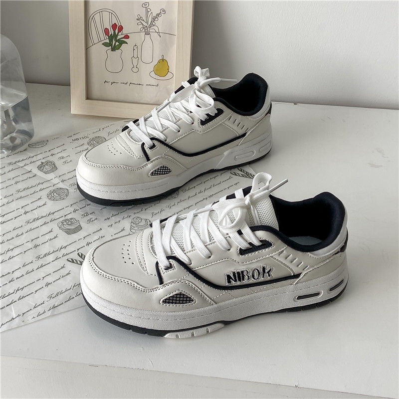 Giày Sneaker Đế Bằng Dễ Phối Đồ Thời Trang Cho Nữ