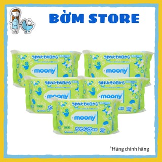 Khăn giấy ướt moony nội địa nhật 80 tờ