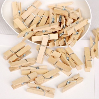 Kẹp gỗ handmade clip 3,5 cm ảnh treo tường