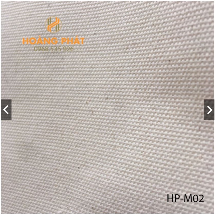Vải bố mộc vân điểm Hoàng Phát mã vải HP-M02 làm phông chụp ảnh, may túi vải bố giá rẻ khổ 1m*1m7