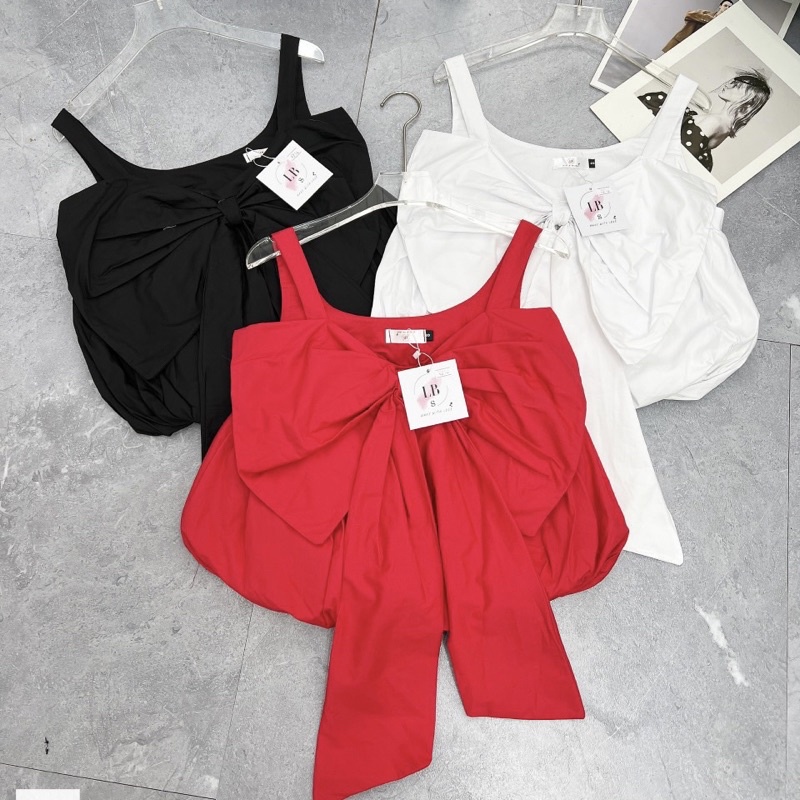 Áo Hai Dây Nơ Bầu Bé