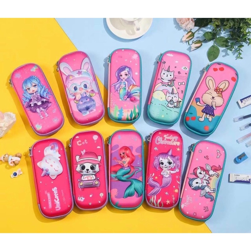 Hộp Bút 3D Mẫu Dễ Thương Nhiều Ngăn Mẫu Mới Giá Rẻ