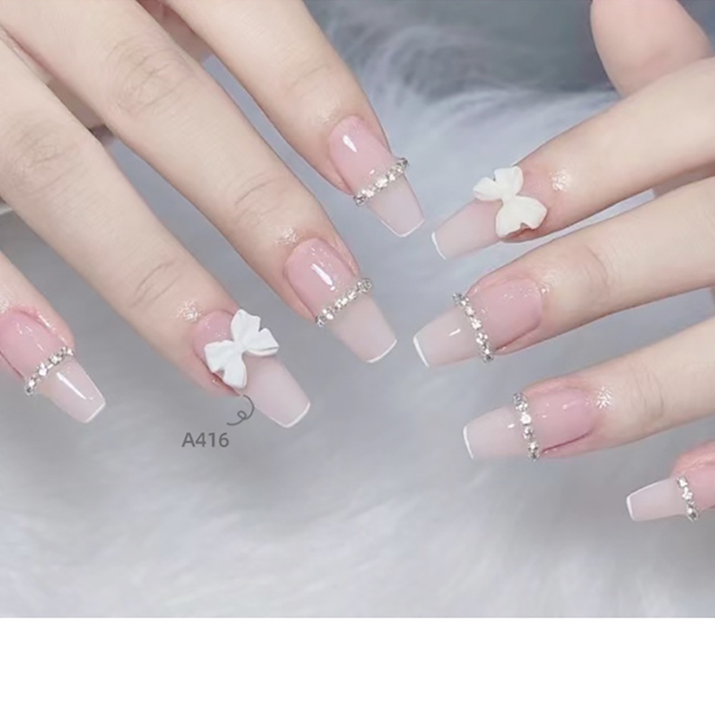 1 Phụ kiện trang trí móng tay ANNIES hình nơ ba chiều dễ thương
