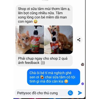 Sữa tắm chuyên dụng cho mèo