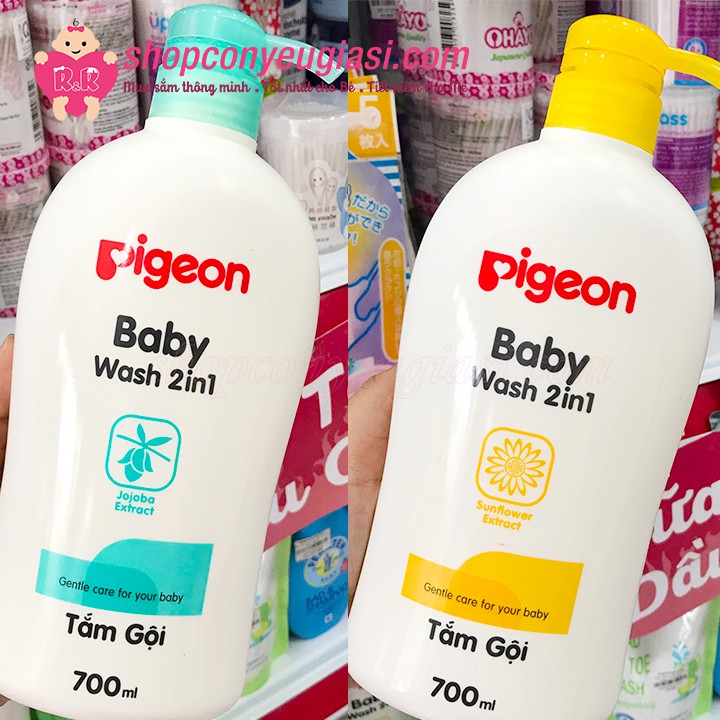 Sữa Tắm Gội 2 In 1 Pigeon 700ml