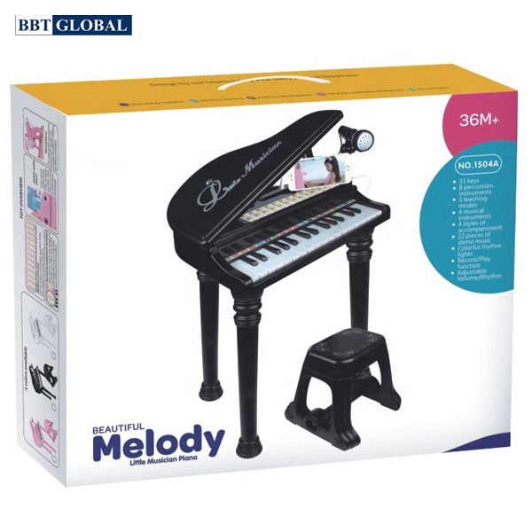 Đồ chơi đàn Piano 37 phím có ghế ngồi cho bé 1504A