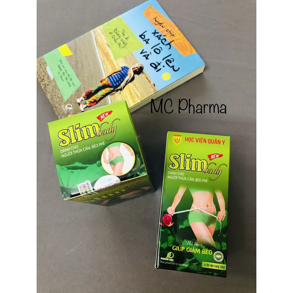 Slim body new Học viện quân y hộp 100 viên