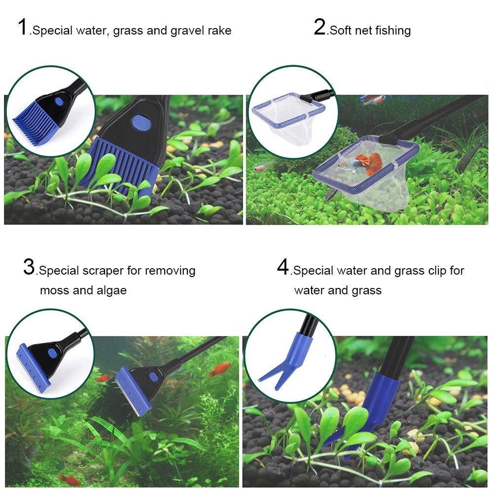 Bộ Dụng Cụ Vệ Sinh Bể Cá 5 Trong 1 Tiện Dụng