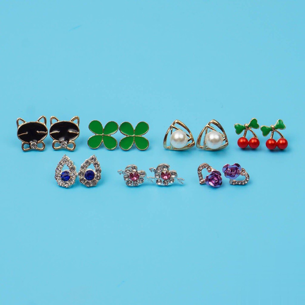 Set 7 đôi bông tai BT11