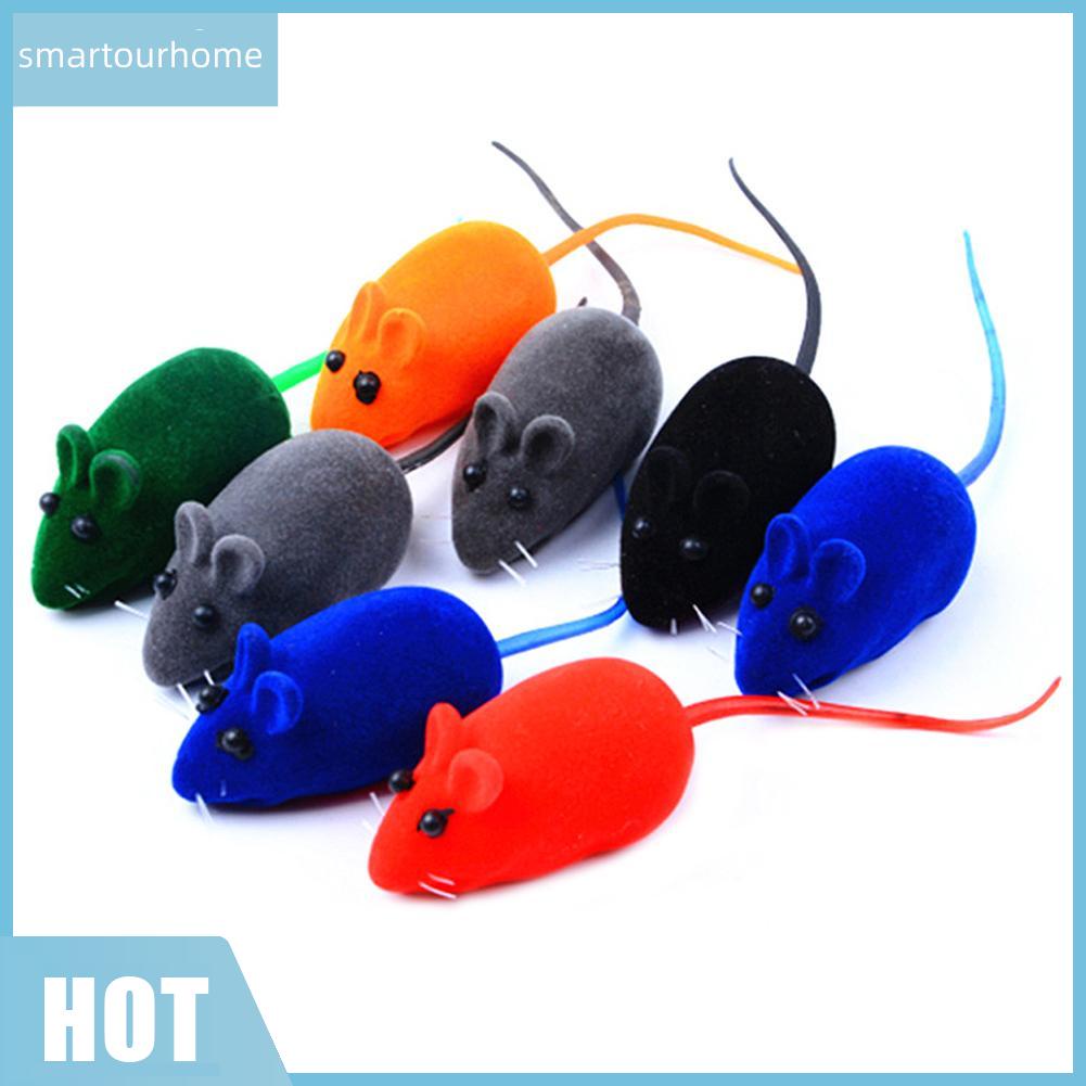 Đồ chơi con chuột giả có âm thanh cho mèo